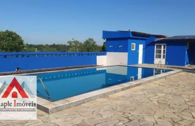 Chácara com 6 dormitórios à venda, 11000 m² por r$ 1.100 - areal - itaboraí/rj