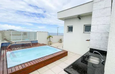 Cobertura de luxo linear frente mar à venda em piratininga, niterói – 3 suítes, piscina privativa e vista deslumbrante