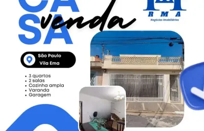 Sobrado para venda em são paulo, vila ema, 3 dormitórios, 3 banheiros, 3 vagas