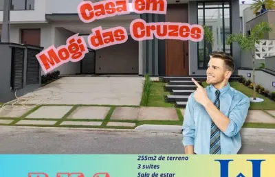 Casa para venda em mogi das cruzes, condominio mosaico da serra, 3 dormitórios, 3 suítes, 4 banheiros