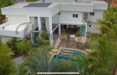 Casa em condomínio fechado com 4 quartos à venda na rua das abélias, 195, alphaville dom pedro, campinas, 432 m2 por r$ 4.500.000