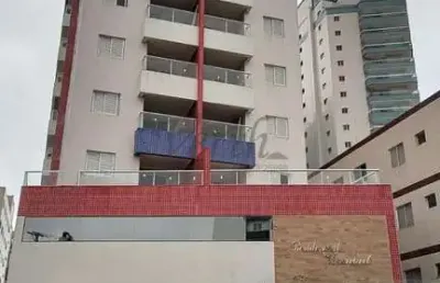 Apartamento com 2 quartos à venda na avenida juscelino kubitschek de oliveira, 1751, vila caiçara, praia grande, 65 m2 por r$ 555.000