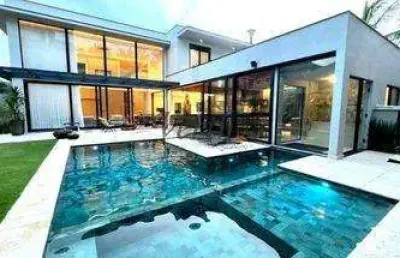 Casa em condomínio fechado com 5 quartos à venda na avenida araçá, 435, loteamento alphaville campinas, campinas, 630 m2 por r$ 7.900.000