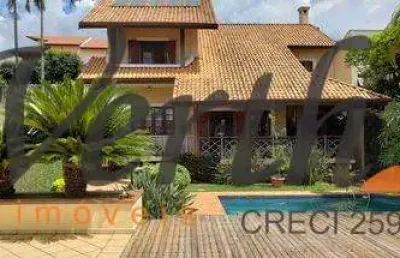 Casa em condomínio fechado com 3 quartos à venda na rua san conrado, 1000, loteamento caminhos de san conrado (sousas), campinas, 384 m2 por r$ 1.600.000
