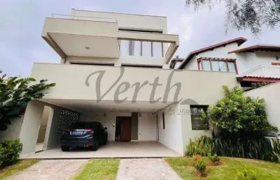 Casa em condomínio fechado com 4 quartos à venda na rua san conrado, 1000, loteamento caminhos de san conrado (sousas), campinas, 378 m2 por r$ 1.600.000