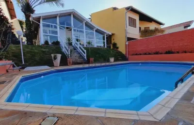 Casa em condomínio fechado com 3 quartos à venda na rua san conrado, 1000, loteamento caminhos de san conrado (sousas), campinas, 150 m2 por r$ 1.200.000