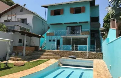 Casa em condomínio fechado com 4 quartos à venda na rua san conrado, 1000, loteamento caminhos de san conrado (sousas), campinas, 351 m2 por r$ 1.100.000