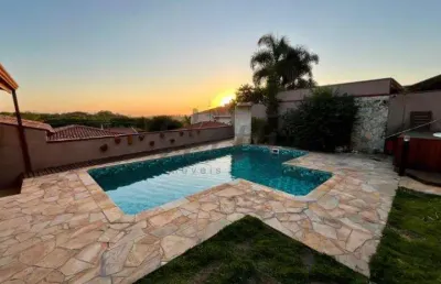 Casa em condomínio fechado com 4 quartos à venda na rua san conrado, 1000, loteamento caminhos de san conrado (sousas), campinas, 280 m2 por r$ 1.490.000