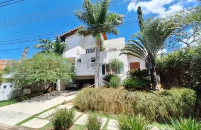 Casa em condomínio fechado com 3 quartos à venda na rua san conrado, 1000, loteamento caminhos de san conrado (sousas), campinas, 345 m2 por r$ 1.950.000