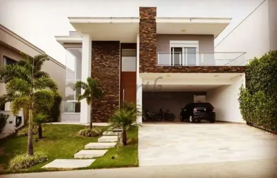 Casa em condomínio fechado com 4 quartos à venda na avenida carlos diaulas serpa, 2, loteamento parque dos alecrins, campinas por r$ 3.250.000