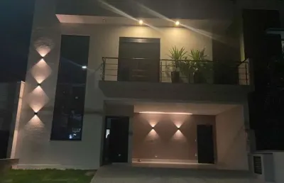 Casa em condomínio fechado com 4 quartos à venda no parque brasil 500, paulínia , 238 m2 por r$ 1.790.000