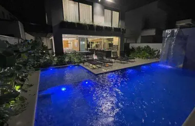 Casa com 5 quartos à venda na de são lourenço, 435, riviera, bertioga, 360 m2 por r$ 8.700.000