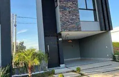 Casa em condomínio fechado com 3 quartos à venda na avenida 1, sn, loteamento park gran reserve, indaiatuba, 177 m2 por r$ 1.330.000