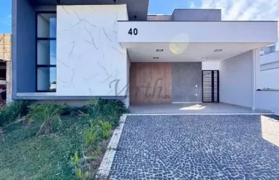 Casa em condomínio fechado com 3 quartos à venda na rua bruno manzoli, 44, jardim santa mônica i, mogi guaçu, 200 m2 por r$ 985.000