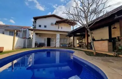 Casa em condomínio fechado com 3 quartos à venda na rua san conrado, 1000, loteamento caminhos de san conrado (sousas), campinas, 330 m2 por r$ 1.890.000