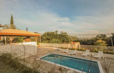 Casa em condomínio fechado com 5 quartos à venda na rua san conrado, 1000, loteamento caminhos de san conrado (sousas), campinas, 650 m2 por r$ 2.680.000