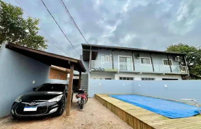 Casa com 2 dormitórios com piscina à venda, 166 m² - aririú - palhoça/sc