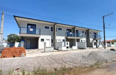 Sobrado com 3 dormitórios à venda, 105 m² - pinheira (ens brito) - palhoça/sc