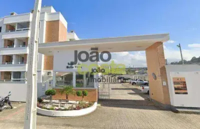 Apartamento com 2 dormitórios à venda, 50m² - bela vista - palhoça/sc