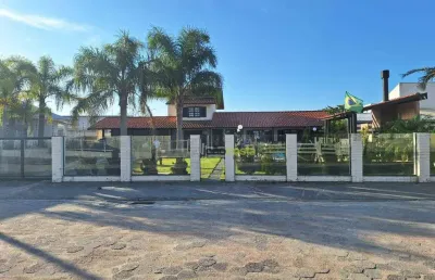 Casa com 4 dormitórios à venda, 300 m² - praia do sonho (ens brito) - palhoça/sc