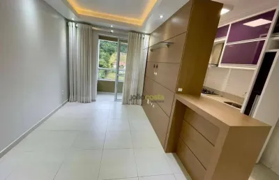 Apartamento mobiliado com 2 dormitórios para alugar, 50 m² - cidade universitária pedra branca - palhoça/sc