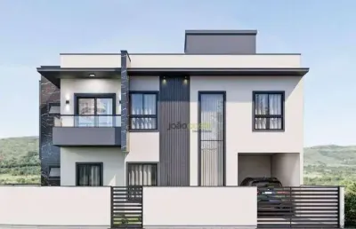 Sobrado com 3 dormitórios à venda, 111 m² - sertão do maruim - são josé/santa catarina