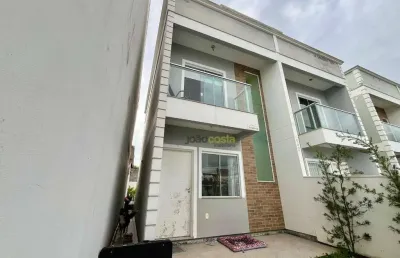 Sobrado com 2 dormitórios e piscina à venda, 70 m² - alto aririu - palhoça/sc