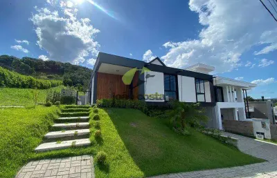 Casa com 4 dormitórios à venda, 282 m² - cidade universitária pedra branca - palhoça/sc