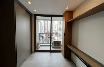 Apartamento moderno, mobiliado, para locação no tatuapé com 26m²