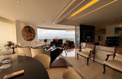 Apartamento com  vista panorâmica 297 m² , 3 suítes, varanda gourmet, 6 vagas- jardim anália franco