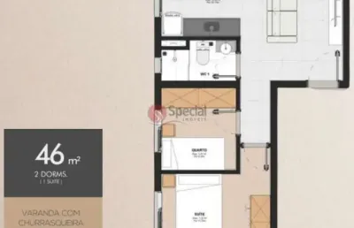 Apartamento com 2 quartos à venda na Rua São Bernardo, 108, Tatuapé, São Paulo