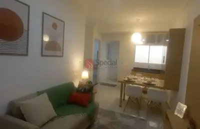 Apartamento no tatuapé  decorado,  2 dormitórios, sala, cozinha, 1 vaga.