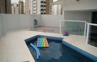 Cobertura  à venda, 208 m2,  3 quartos, 1 suíte, piscina e churrasqueira  e 3 vagas