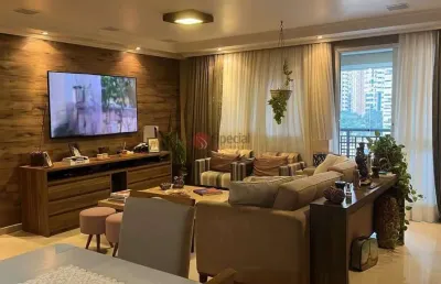Apartamento à venda no anália franco, 130 m², 3 quartos, 1 suíte com , varanda gourmet  e 3 vagas .