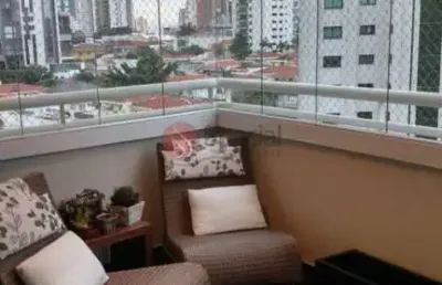 Apartamento no anália franco de  3 suítes, sacada fechada de vidro, 4 vagas !