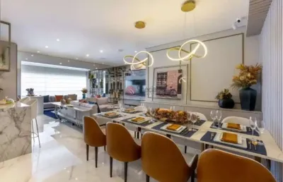 Apartamento novo no tatuapé, com 3 suítes, varanda goumert  e 2 vagas.
