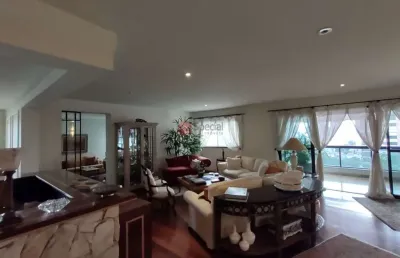 Apartamento de alto padrão com 375 m², 4 suítes, 5 vagas, e lazer completo.