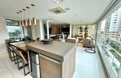 Apartamento 4 quartos 3 suítes 5 banheiros 4 vagas varanda tatuapé