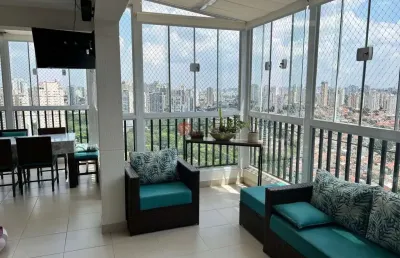 Apartamento duplex porteira fechada em santana - 3 quartos e  3 vagas.