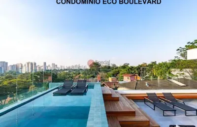 Casa de condomínio em santo amaro: luxo e exclusividade com vista para o verde em santo amaro