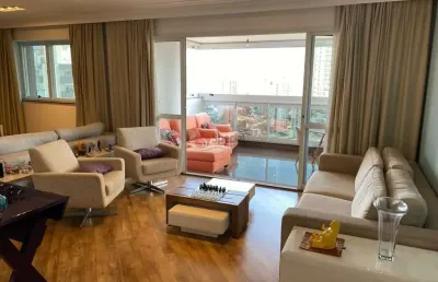 Apartamento de alto padrão no jardim anália franco com 224 metros. mobiliado.