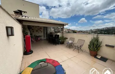 Cobertura com 2 quartos à venda na Rua Marcos Coelho Neto, Estrela Dalva, Belo Horizonte