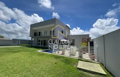 Casa completa em condomínio de alto padrão na barra de são miguel