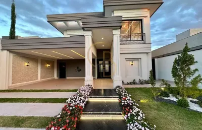 Sobrado luxuoso e inteligente no exclusivo residencial amantini