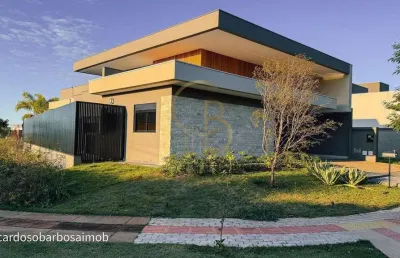 Residência única no alphaville ii – esquina privativa frente à natureza