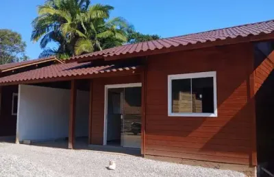 Casa de madeira nova no bairro itaipava em itajaí - 2 dormitórios