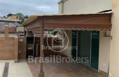 Cobertura à venda com 120,00m² e 3 quartos em meier, rio de janeiro - rj