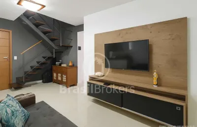 Cobertura dúplex de 128m², com localização privilegiada na zona norte
