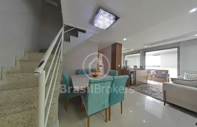 Cobertura duplex à venda com 150,00m² e 3 quartos em cachambi, rio de janeiro - rj