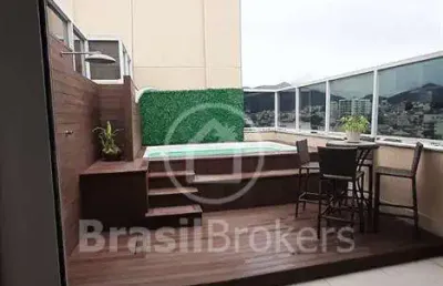 Cobertura duplex à venda com 150m² e 4 quartos em méier, rio de janeiro - rj